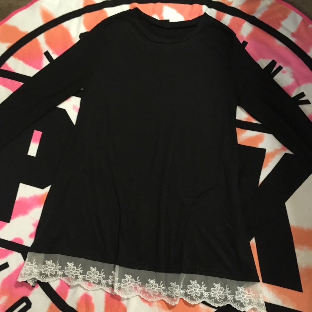 Lace Trim Tunic